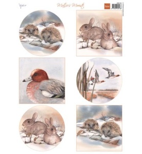 Marianne Design knipvel winter dieren MB0163 (Locatie: 0708)