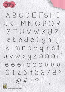 Nellie Snellen clear stamp Alphabet Lars ALCS002 (Locatie: NN303)
