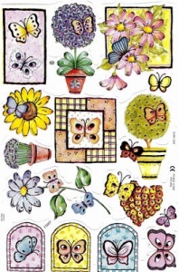 Poezieplaatjes Vlinders foliedruk MLP2003 (Locatie: MP090)