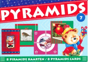 Pyramids 7 boekje thema kerst om 8 kaarten te maken PYRBOEKSL07 (Locatie: KB)