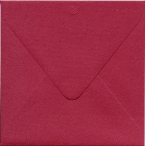 Romak luxe envelop vierkant 14x14 aubergine D2 220 26 (Locatie: M115 )