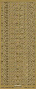 Starform sticker goud 1169 (Locatie: K037)