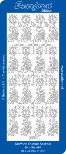 Starform stickervel religie zilver 896 (Locatie: r029)