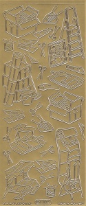 Starform stickervel verhuizing goud nr. 1109 (Locatie: B178)