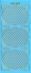 Stickervel hoeken blauw XP6875 (Locatie: f124)