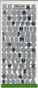 Stickervel transparant zilver MD351551 (Locatie: C020 )