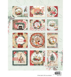 Studio Light stansblok Card Making Pad Holly Jolly Essentials nr.9 SL-ES-CMP09