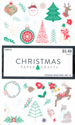 The Paper Studio Christmas Stickerboek, 8 vel (Locatie: 0511)