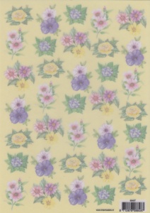 Vellum bloemen 8848T (Locatie: 2708)