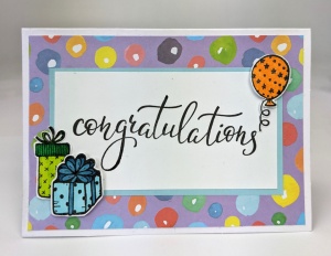 Verjaardagskaart 'Congratulations'