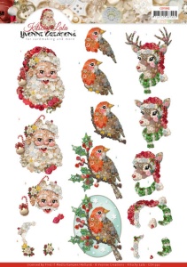 Yvonne Creations knipvel kitschy Christmas CD11392 (Locatie: 2453)