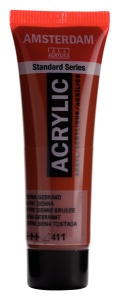 Amsterdam Acrylverf Tube 20 ml Sienna Gebrand 411