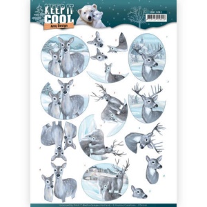 Amy Design knipvel hertjes CD11201 (Locatie: 0342)