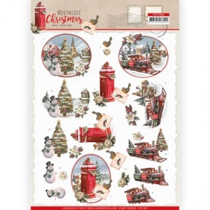 Amy Design knipvel nostalgie kerstmis CD11562 (Locatie: 1571)