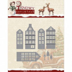 Amy Design snijmal Christmas Houses ADD10303 (Locatie: nn248)