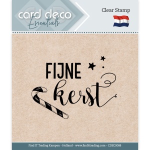 Card Deco Clear Stamp Fijne kerst CDECS088 (Locatie: nn192)