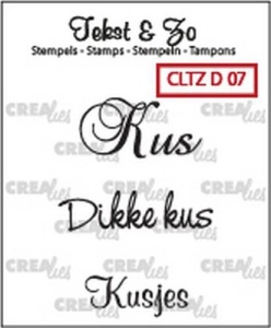 Crealies Clearstamp Tekst&Zo Divers 7(NL) CLTZD07 (Locatie: NN277)