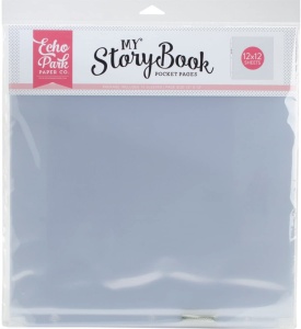 Echo Park My Story Book Pocket pages 12"x12" (30,5 x 30,5 cm) 10 stuks MSBPP1201 (Locatie: S2)