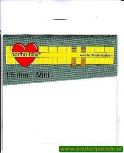 Hartho-bby foampads mini wit 1,5 mm 64019 (Locatie: K2)