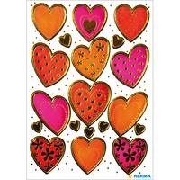 Herma stickers harten goud preeg 2 vel 3618 (Locatie: HE008)