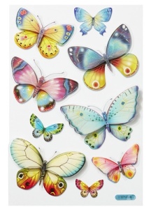 Hobbyfun 3D sticker vlinder (Locatie: 4213)
