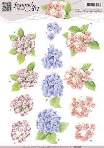 Jeanine's Art knipvel hortensia CD10738 (Locatie: 4620)