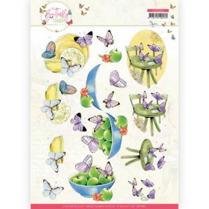 Jeanine's Art knipvel paarse vlinders CD11661 (Locatie: 1560)