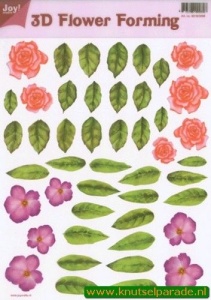 Joy Crafts 3D Flower forming transparant 6018 0008 (Locatie: 1558)