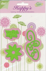 Joy! Crafts snij- embos- en borduurmal  A Flower for You 6002/1103 (Locatie: E312)
