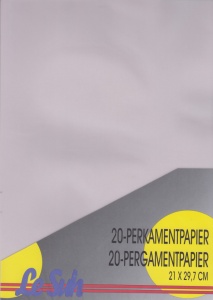 Le Suh perkament/vellum papier A4 20 vellen 419004 (Locatie: 1122)