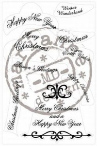 Marianne Design Clear stamp christmas wishes CS 0862 (Locatie: C324 )