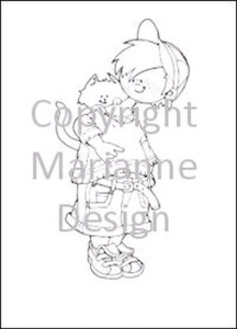Marianne Design clear stamp Snoesjes HM9440 (Locatie: I382 )