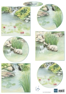 Marianne Design knipvel Waterfall IT594 (Locatie: 0709)