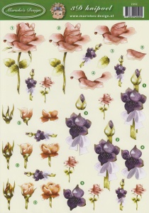 Marieke's Design knipvel bloemen 2592 (Locatie: 0105)