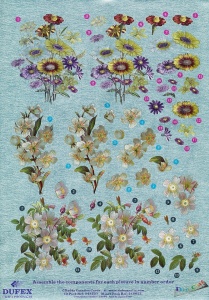 Metallic knipvel bloemen nr. 111742113 (Locatie: 4503)