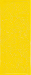 Mireille stickervel geel bloemen nr. 0651 (Locatie: A101)