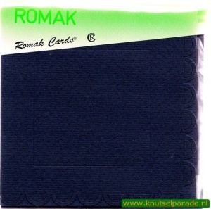 Romak vierkant buiten schulp d. blauw K4 318 25 (Locatie: HH103 )