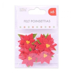 Simply Creative vilten kerstster SCTOP060X19