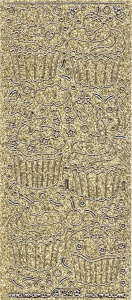 Starform sticker glitter goud/zilver 7042 (Locatie: ZZ132)
