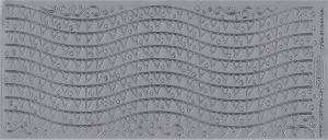 Starform sticker zilver randje 1255 (Locatie: A257)