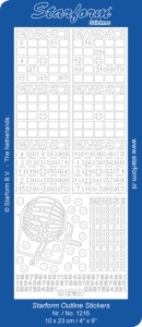 Starform stickervel bingo goud 1216 (Locatie: u213)