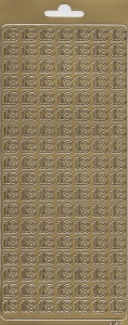 Stickervel 18 goud 2057 (Locatie: k081)
