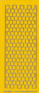 Stickervel donkergeel/goud nr. 3020 (Locatie: K146)