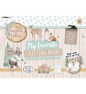 Studio Light A4 Crafting Book Christmas Feeling STANSBLOKSL98