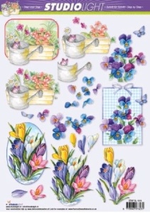 Studio Light knipvel bloemen STAP SL 1019 (Locatie: 2557)