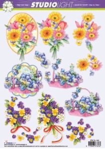 Studio Light knipvel bloemen STAP SL 1022 (Locatie: 2552)