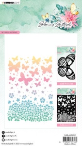 Studio Light mask Blooming Butterfly SL-BB-MASK169 (Locatie: 0924)