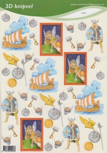Voorbeeldkaarten knipvel vikings 2243 (Locatie: 1755)