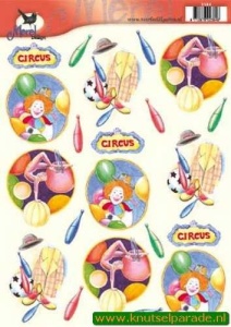 Voorbeeldkaarten merel design circus 2384 (Locatie: 2435)