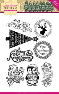 Yvonne Creations Clear Stamp Traditional Christmas YCCS10022 (Locatie: k122)